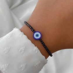 Pulsera Ojo Azul 18 a 20 cms.