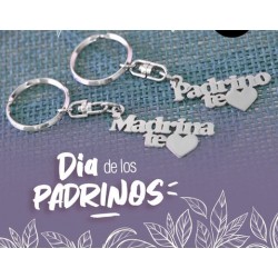 Llaveros Padrino y Madrina.